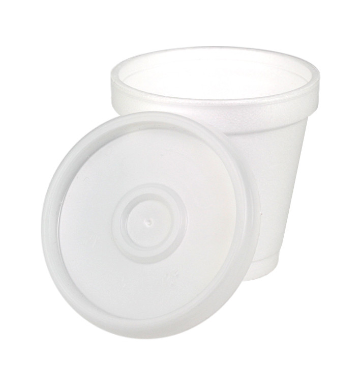 Vaso Térmico FOAM EPS 4oz/120ml + tapa (100 Uds)