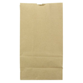 Bolsa de Papel Sin Asas Kraft 60g/m² 18+11x34cm (25 Uds)