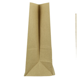Bolsa de Papel Sin Asas Kraft 50g/m² 18+12x29cm (1000 Uds)