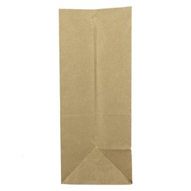 Bolsa de Papel Sin Asas Kraft 80g/m² 30+18x43cm (250 Uds)
