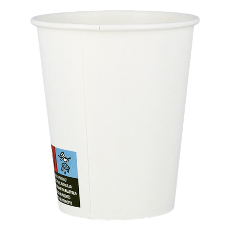 Vaso Cartón ECO 7 Oz/210ml Blanco Ø7cm (50 Uds)