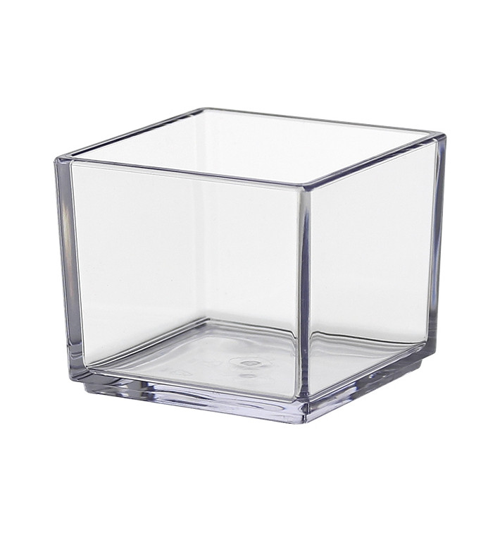 Bol Degustación Durable SAN “Cube” Transparente 65ml (6 Uds) 