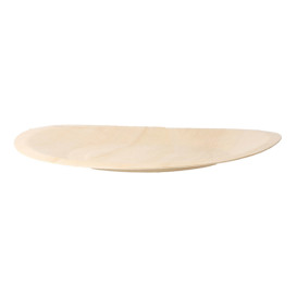 Plato de Madera Redondo Ø15,5cm (50 Uds)