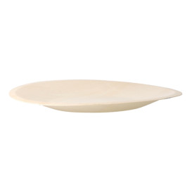 Plato de Madera Redondo Ø19cm (50 Uds)