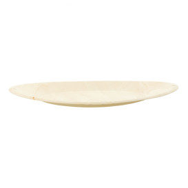 Plato de Madera Redondo Ø21,5cm (50 Uds)