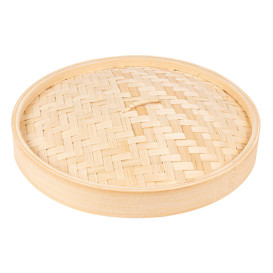 Tapa Vaporera Maxi de Bambú Ø30cm (4 Uds)