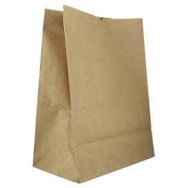 Bolsa de Papel Sin Asas Kraft 70g/m² 20+16x40cm (500 Uds)