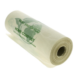 Rollo de Bolsas Plastico Bio Home Compost 25x37cm (3.000 Uds)