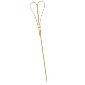 Pinchos de Bambu Decorados Corazón 150 mm (100 Uds)