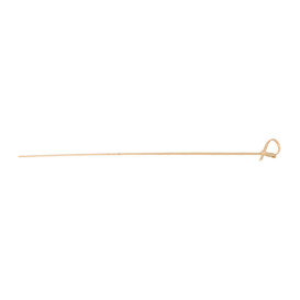 Pinchos de Bambu Decorados Lazo 210 mm (100 Uds)