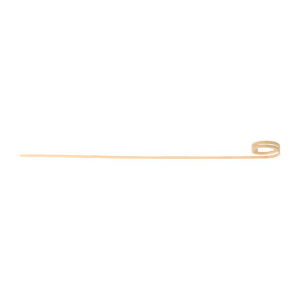 Pinchos de Bambu Decorados Espiral 200 mm (100 Uds)