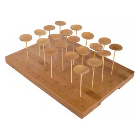 Soporte de Bambu para Pinchos 25x30x1,3cm (1 Ud)