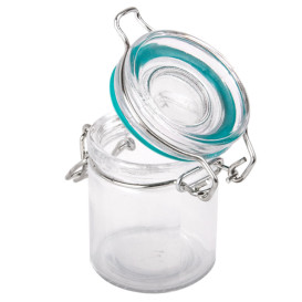 Tarro de Vidrio Hermético 45 ml Ø4,5x6cm (24 Uds)