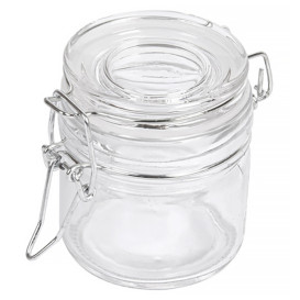 Tarro de Vidrio Hermético 80 ml Ø6x7cm (48 Uds)