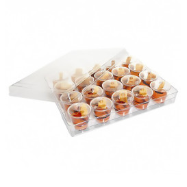 Kit Bandeja + 20 Bols Redondos con tapa (1 Ud)