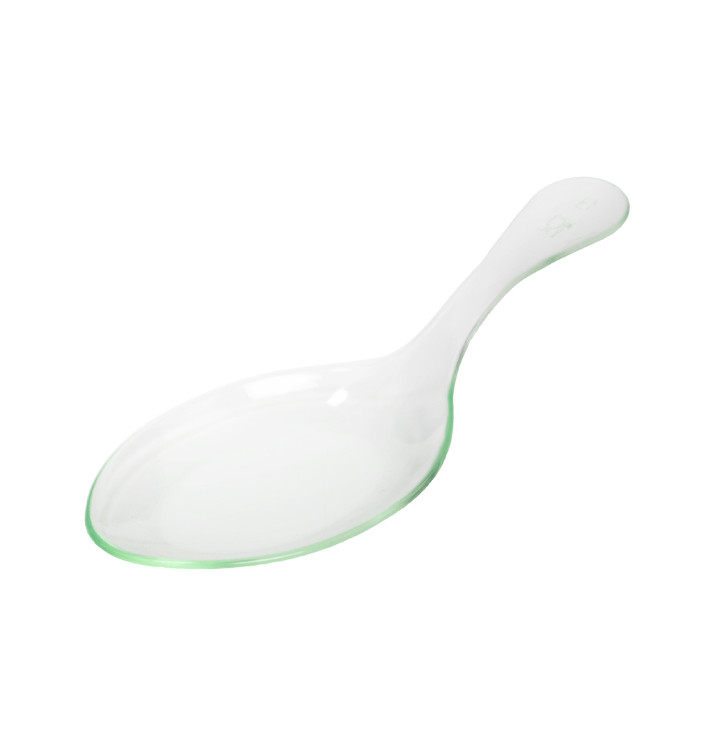 Cuchara Degustacion Plastico Water Green 12 cm (2000 Uds)