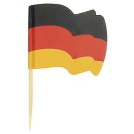 Pinchos Banderita "Alemania" 65mm (144 Uds)