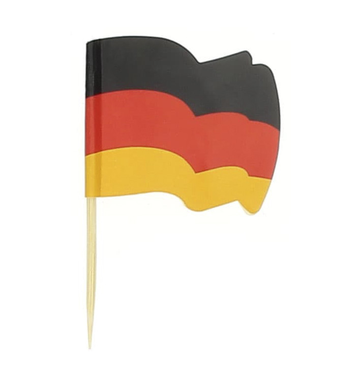 Pinchos Banderita "Alemania" 65mm (144 Uds)