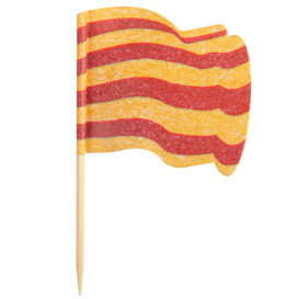 Pinchos Banderita "Cataluña" 65mm (14.400 Uds)