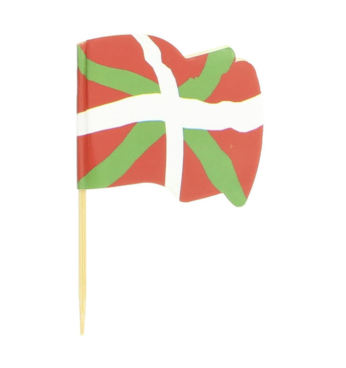 Pinchos Banderita "Euskadi" 65mm (144 Uds)