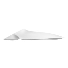 Bandeja Doble Compartimento Wasara Biodegradable (50 Uds)