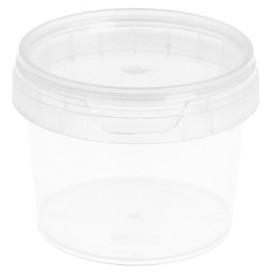 Envase Plastico con Tapa Inviolable 120ml Ø6,9cm (25 Uds)