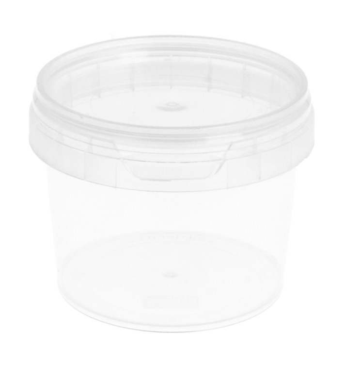 Envase Plastico con Tapa Inviolable 120ml Ø6,9cm (25 Uds)