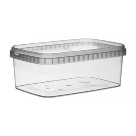 Envase Plástico y Tapa Inviolable 1200ml 192x126mm (13 Uds)