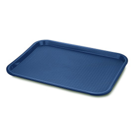 Bandeja de Plastico Fast Food Azul 30,4x41,4cm (1 Uds)