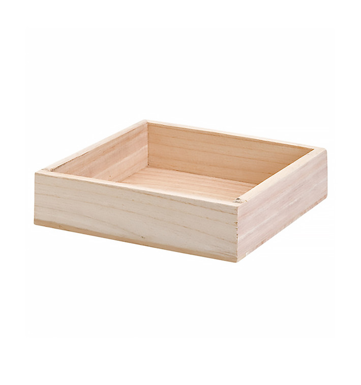 Caja para Presentación de Madera 37x21x5cm (16 Uds)