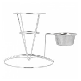 Cesta Presentación de Acero con Tarrina Ø83x127mm (1 Ud)