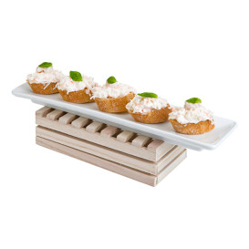Caja para Presentación de Madera 21,6x10,2x6cm (1 Ud)