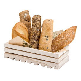 Caja para Presentación de Madera 21,6x10,2x6cm (1 Ud)