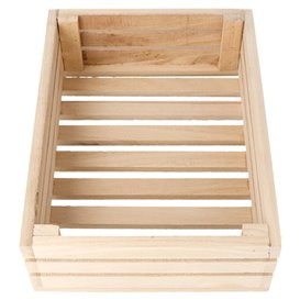 Caja para Presentación de Madera 20,3x15,2x6cm (1 Ud)