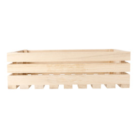 Caja para Presentación de Madera 20,3x15,2x6cm (1 Ud)