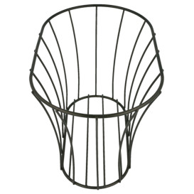 Cesta Ovalado de Acero Negro 210x127x127 (12 Uds)
