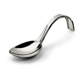 Cuchara  Degustacion Asa Curva Plata 13 cm (200 Uds)