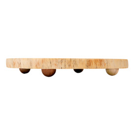 Bandeja Presentación Redonda de Madera Ø305x35mm (1 Ud)