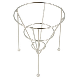 Cesta para Presentación Apilable Acero Ø127x152mm (12 Uds)