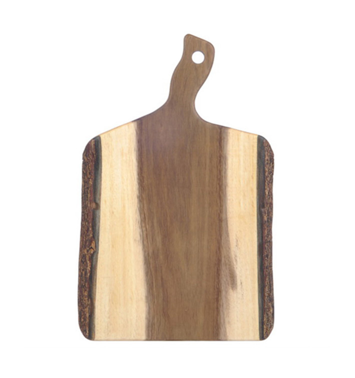 Bandeja Presentación con Asa Madera 305x203x19mm (1 Ud)