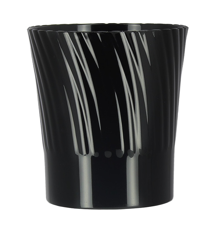 Vaso Plastico Degustacion Negro 165ml (432 Uds)