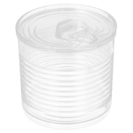 Botes de Conserva Transparente PS 60ml Ø5,1x4,8cm (25 Uds)