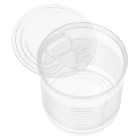 Botes de Conserva Transparente PS 60ml Ø5,1x4,8cm (25 Uds)