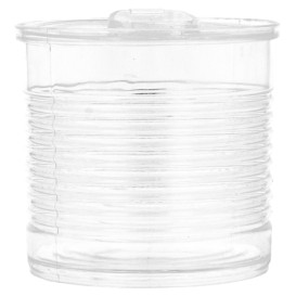 Botes de Conserva Transparente PS 110ml Ø6x5,7cm (25 Uds)