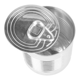 Botes de Conserva Plateado PS 110ml Ø6,1x6cm (25 Uds)