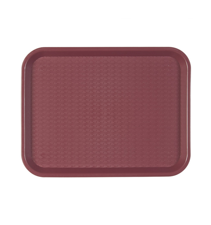 Bandeja de Plastico Fast Food Burdeos 27,5x35,5cm (1 Ud)
