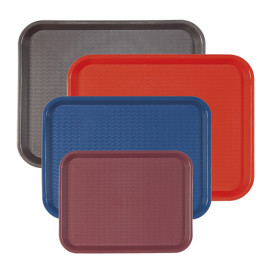 Bandeja de Plastico Fast Food Burdeos 27,5x35,5cm (1 Ud)