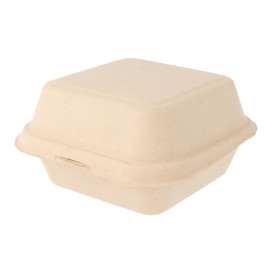 Envase Hamburguesa Caña de Azúcar 152x152x84mm (600 Uds)