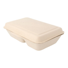 Envase MenuBox Caña Azúcar 2C 225x165x64mm (50 Uds)
