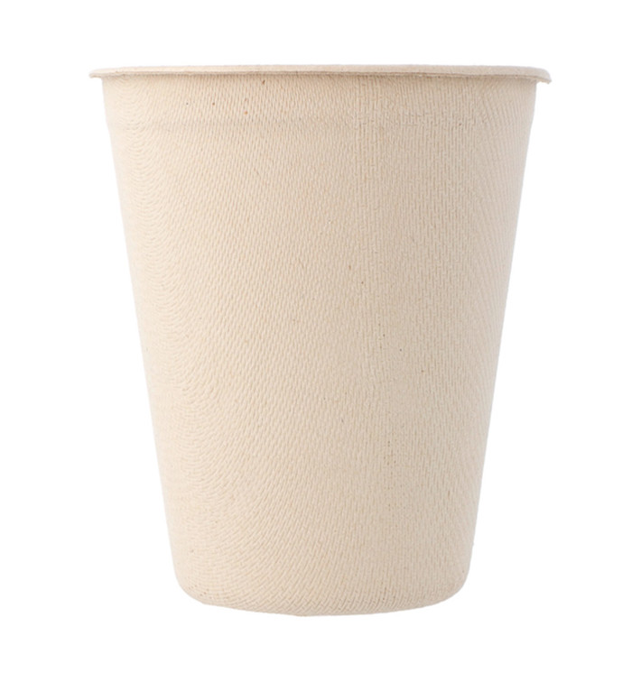 Vaso de Caña de Azucar Natural 260ml (50 Uds)